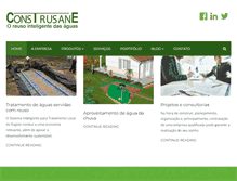 Tablet Screenshot of construsane.com.br